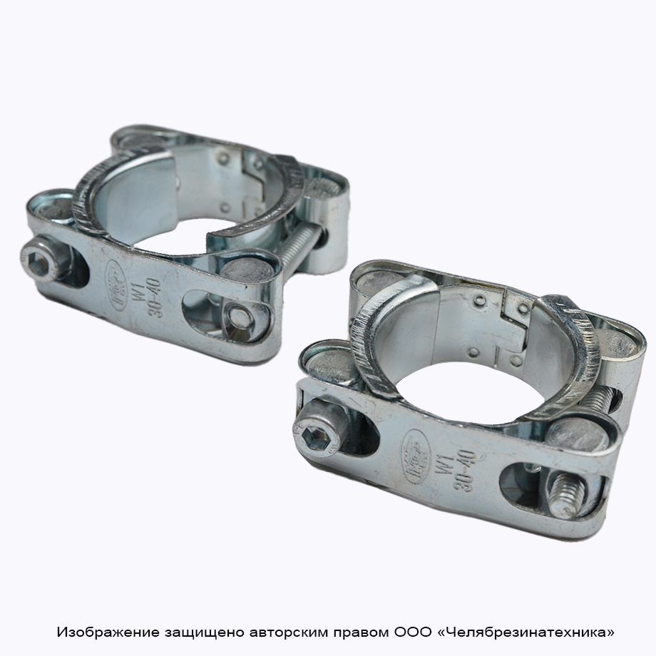 Хомут силовой двухболтовый  30-40 W1 хорошего качества. Оптом и в розницу по оптимальной цене