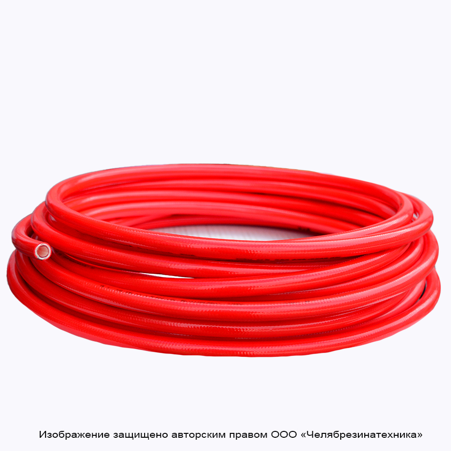 Рукав полиуретановый для автомоек    8х15  P=200 атм  красный ЛЕНСА