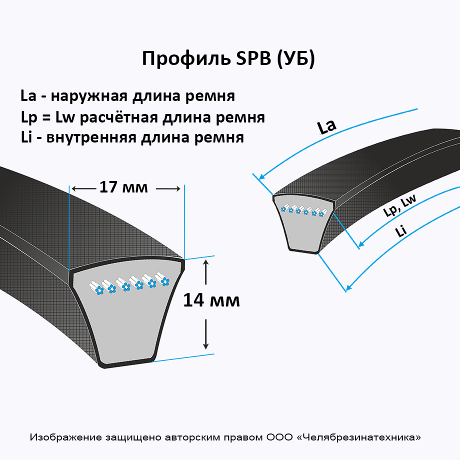 Ремень 5800  SPB (УБ) Lp PIX HARVESTER