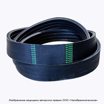 Ремень  2665 4HB La (2650 Lp) многоручьевой,  (К) (Зел.)