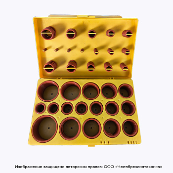 Набор колец силиконовых (407 шт в кейсе, 32 наим.) AS 568 Дюйм.