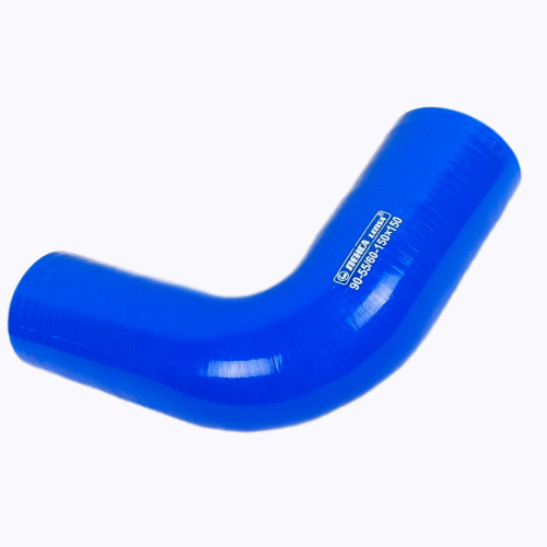 Патрубок силиконовый угловой с переходом 90°, d55/60, L150*150 ЛЕНСА хорошего качества. Оптом и в розницу по приемлемой цене