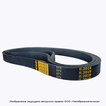 Ремень  742  6PK поликлиновой АТЛЕТ