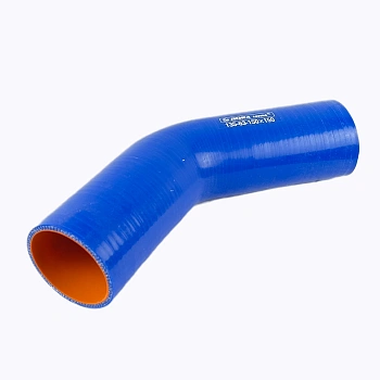 Патрубок силиконовый угловой 135°, d63, L150*150 ЛЕНСА