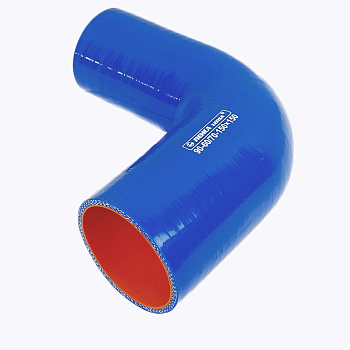 Патрубок силиконовый угловой с переходом 90°, d60/70, L150*150 ЛЕНСА оптом и в розницу. Хорошего качества по приемлемой цене