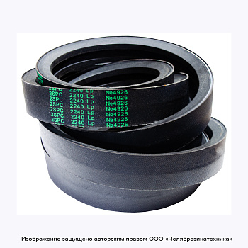 Ремень  2240 2SPC (УВ) Lp многоручьевой,  (К) (Зел.)