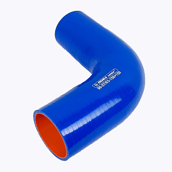 Патрубок силиконовый угловой с переходом 90°, d57/63, L150*150 ЛЕНСА оптом и в розницу. Отличного качества по оптимальной цене