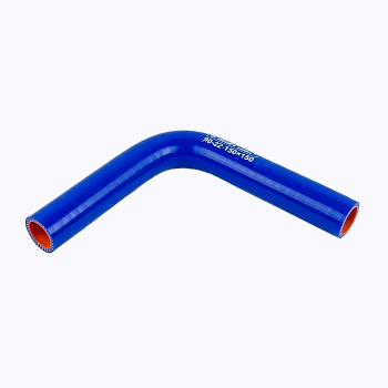 Патрубок силиконовый угловой 90°, d22, L150*150 ЛЕНСА