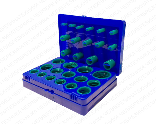 Набор колец силиконовых №4 (387 шт в кейсе) Дюйм.